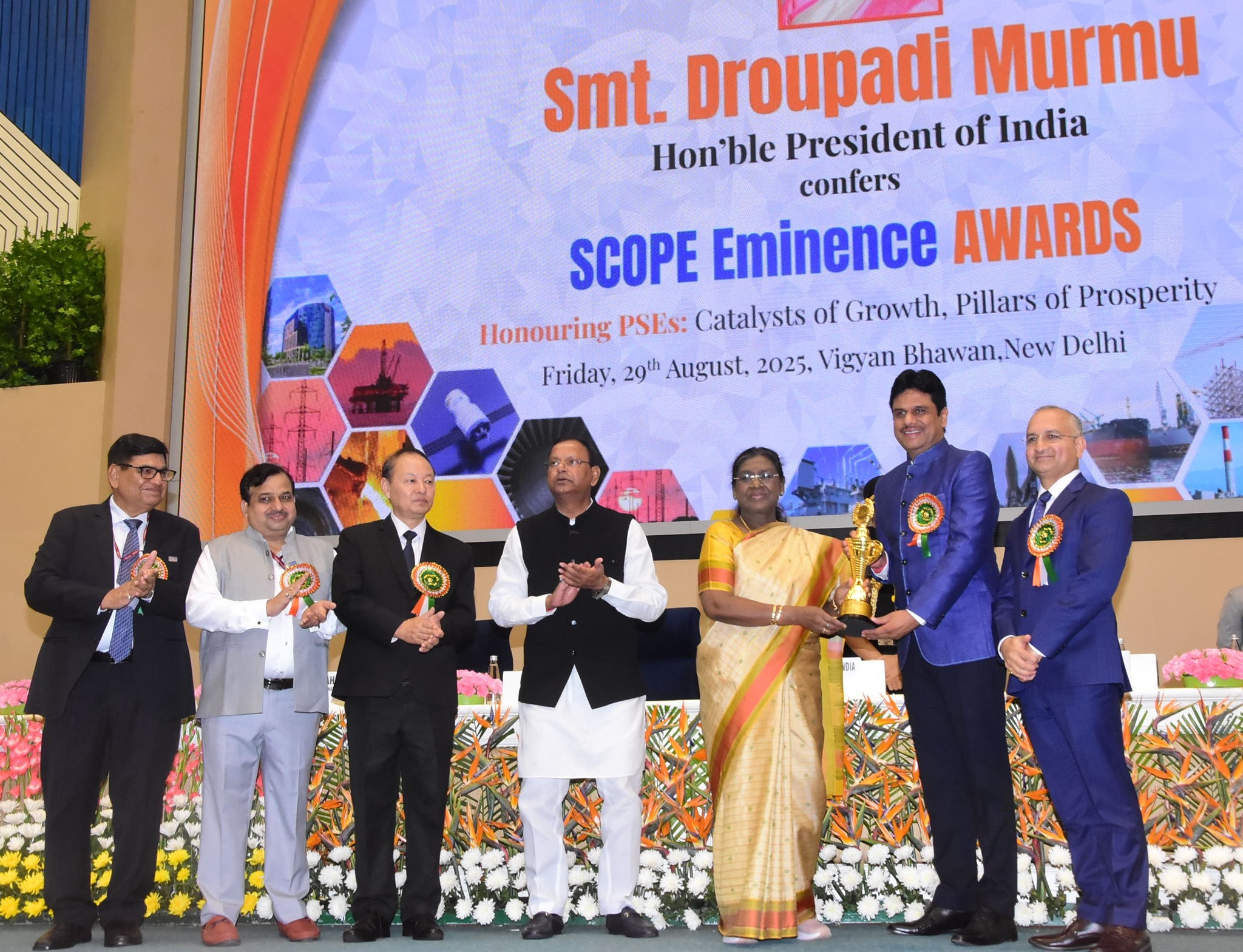 SJVN conferred with SCOPE Eminence Award in Human Resource Management