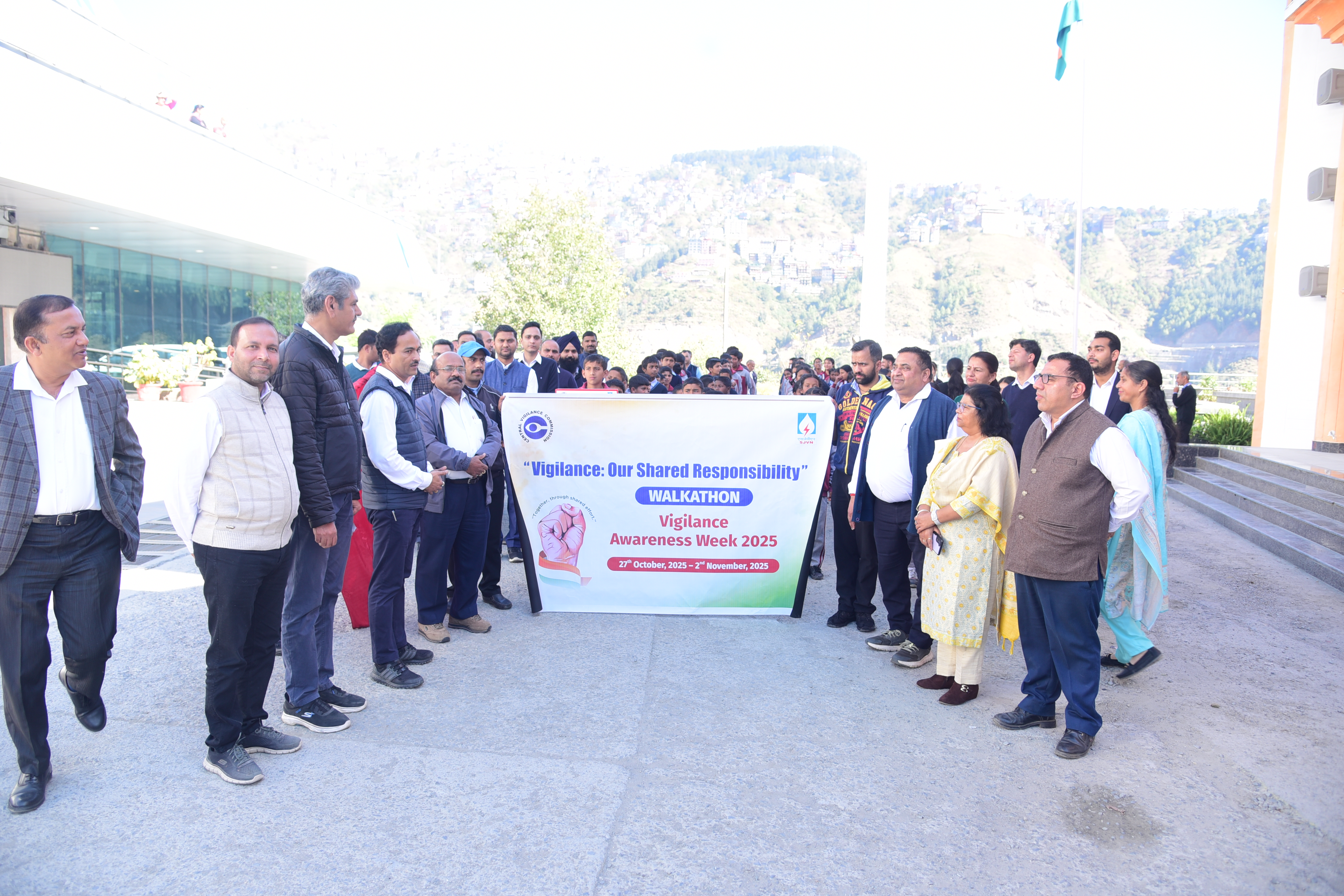 Walkathon organized across different Projects/Units of SJVN during observance of VAW-2025