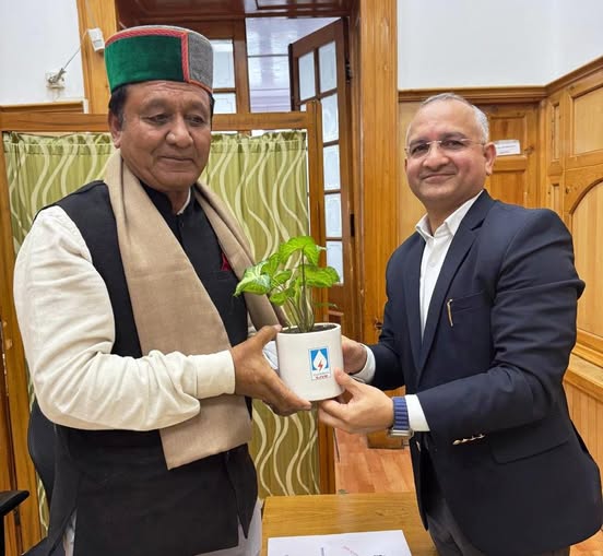 DP met Minister for Revenue, Horticulture, Tribal Development and Redressal of Public Grievances HP