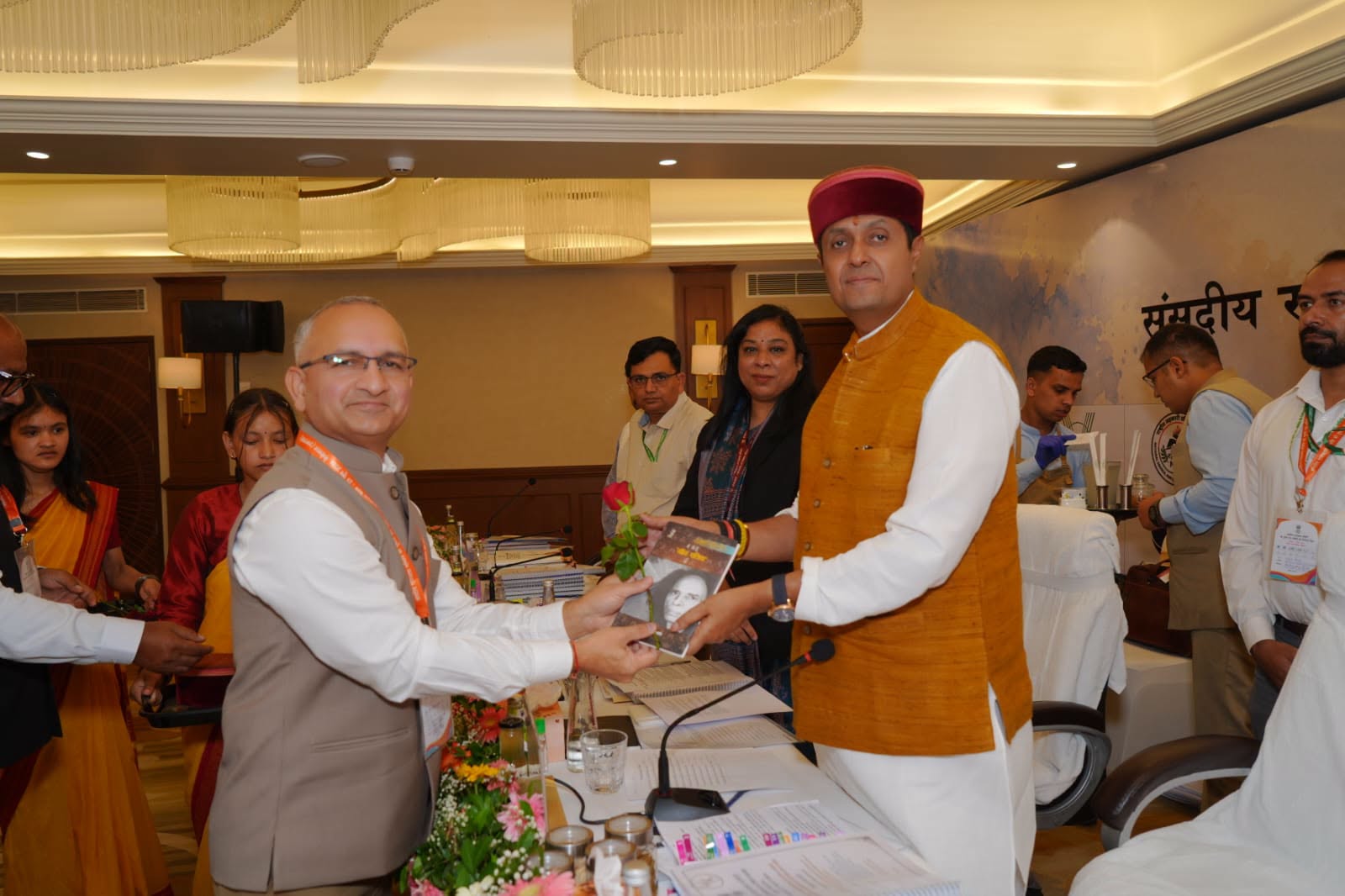 नैटवाड़ मोरी जल विद्युत स्टेशन का राजभाषायी निरीक्षण