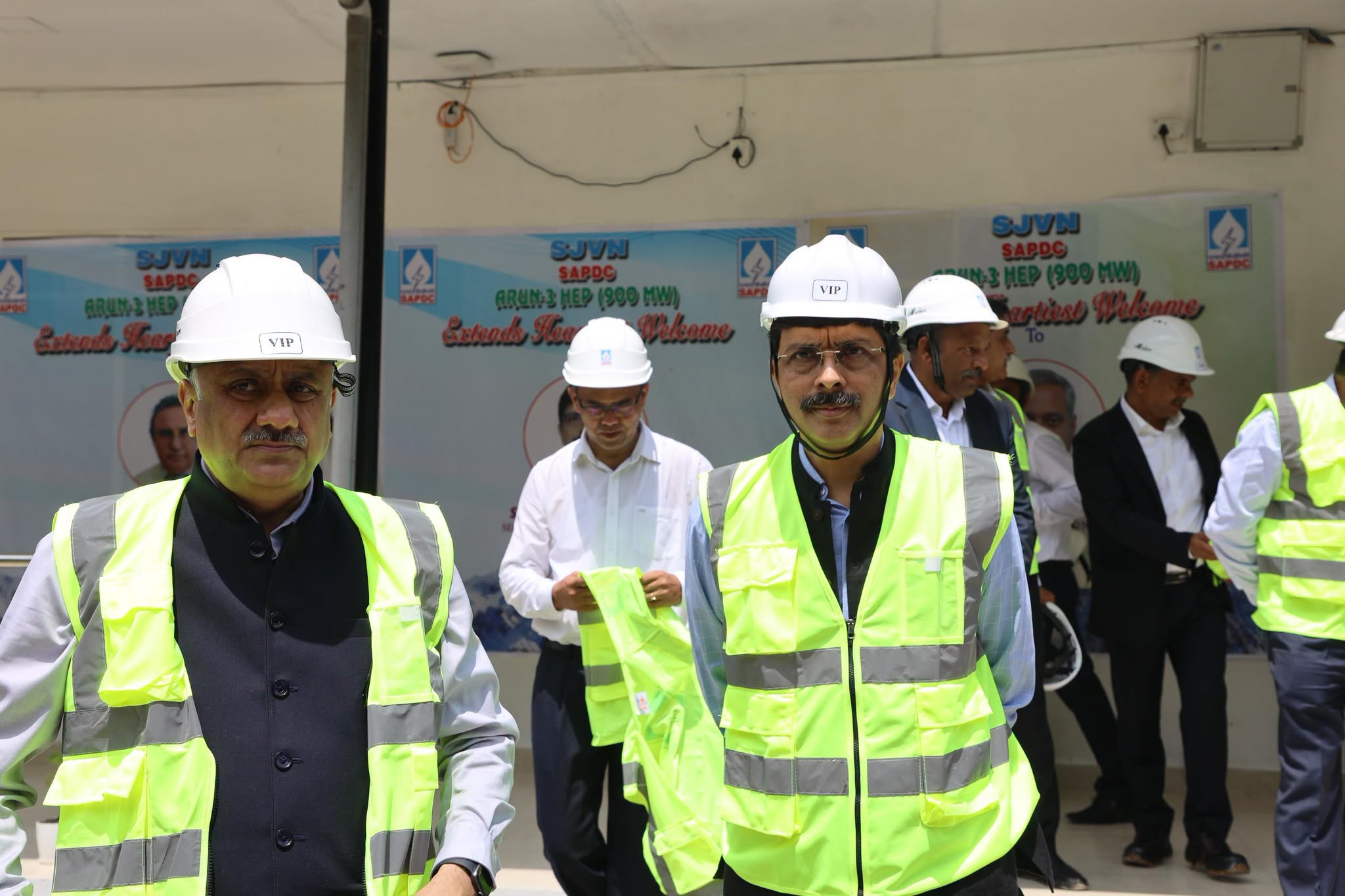 Shri Pankaj Agarwal, Secretary (Power), Government of India, undertook a comprehensive review of the progress of SJVN's 900 MW Arun-3 Hydroelectric Project (Arun-3 HEP) in Nepal.